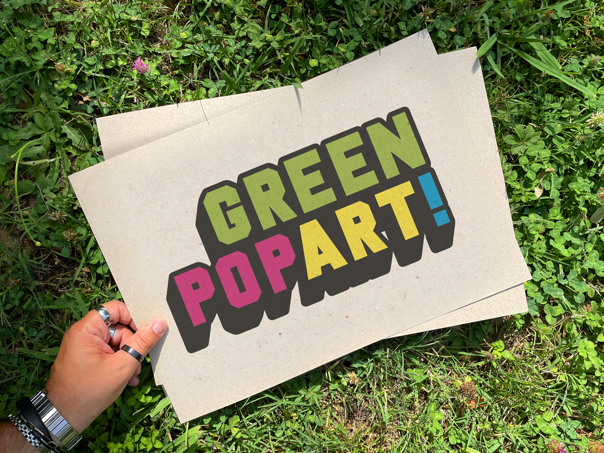 Welcome to GreenPopArt! - Original handmade Pop-Art printed on eco-friendly and sustainable paper